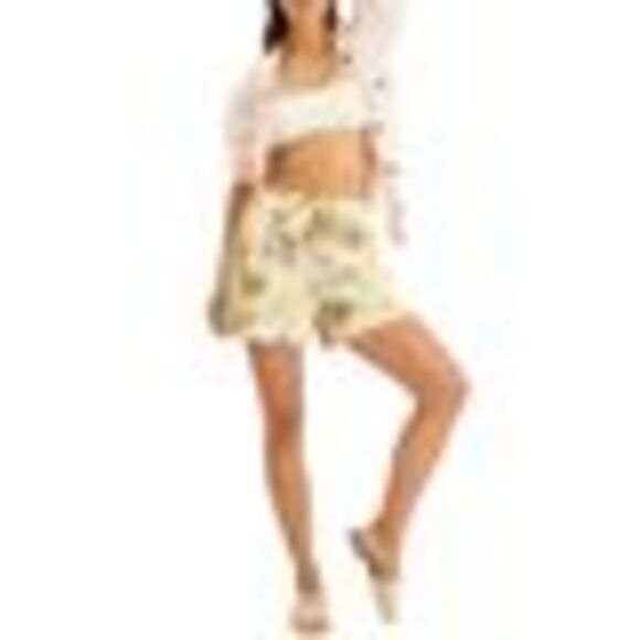 Sanctuary Endless Summer Printed Shorts In Soft Palm - L - Picture 3 of 3